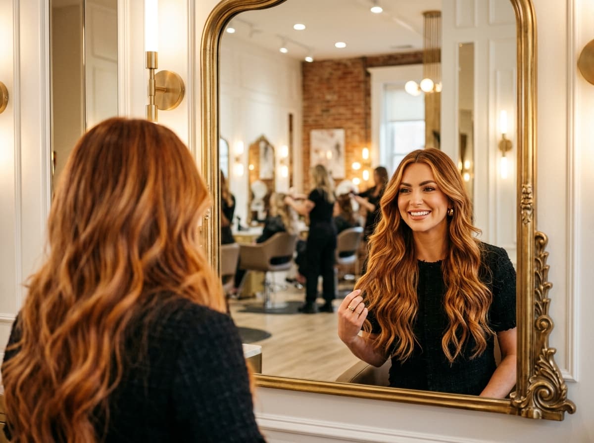 Copper Balayage Reveal Post